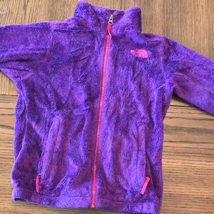 Purple and Pink North Face Jacket
